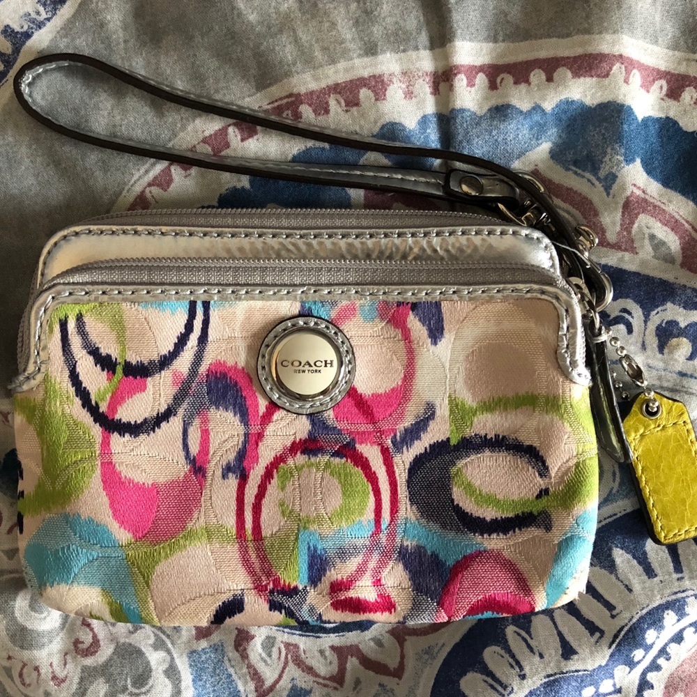 Coach Multicolor Wristlet